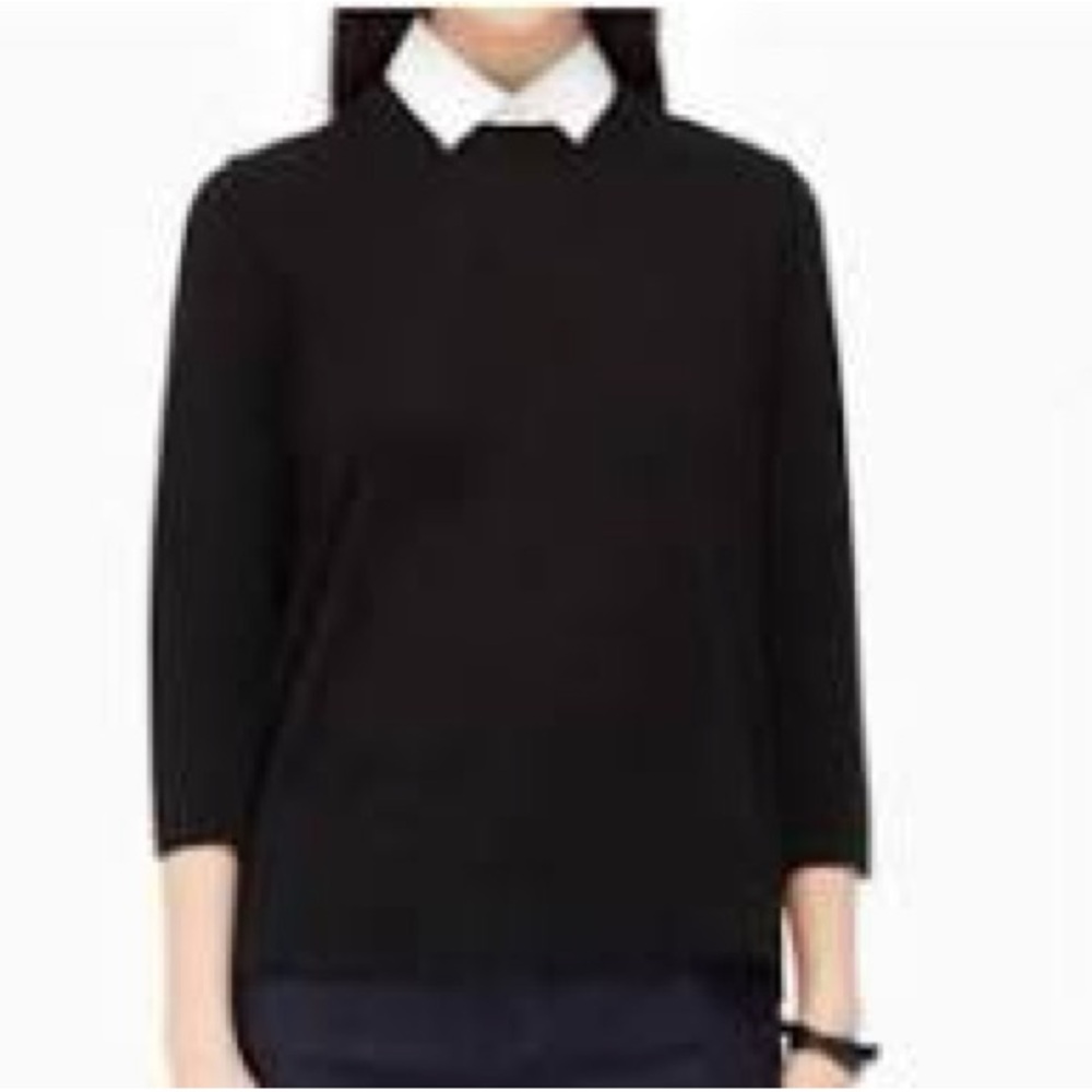 Kate Spade Broome Street Removable Collar Sweater, Size S